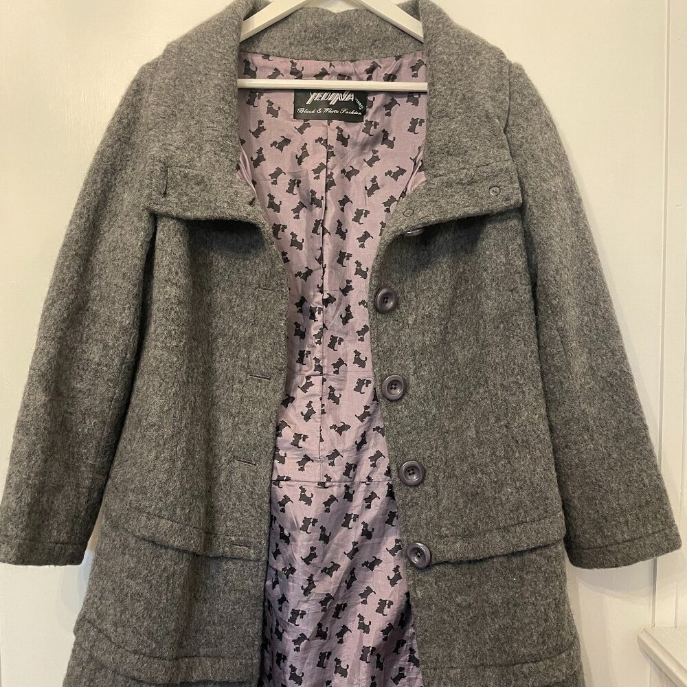 Yedina Wool Blend Coat